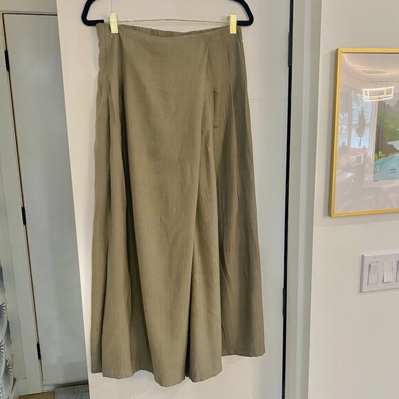 Zara wide-leg wrap pants - Picture 1 of 9